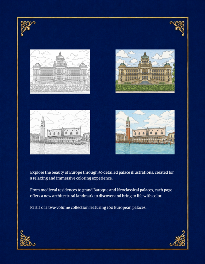 Palaces of Europe - back cover